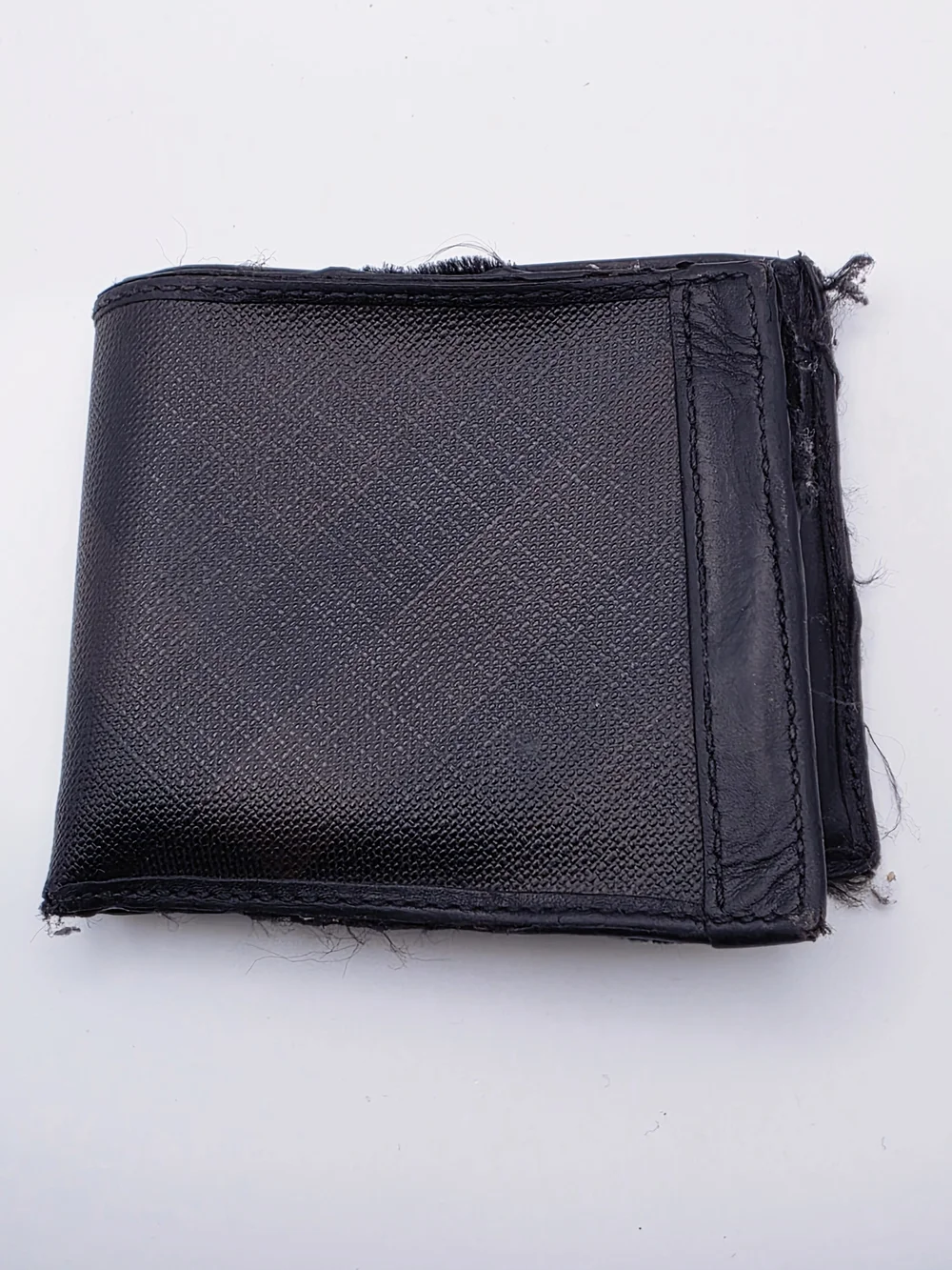 Burberry Black Men's Leather Bifold Card & Key Holder